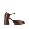 BUCKET CUIR VIEILLI - MARRON